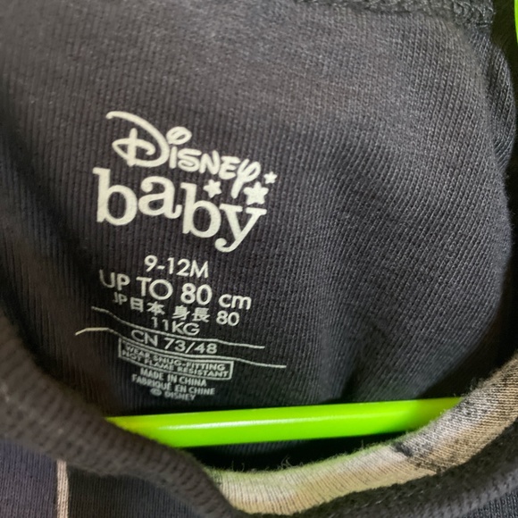 Disney Star Wars Darth Vadar Pajama Set Baby Black w/Cape PJ Pals Sz 9-12 months - Picture 6 of 7